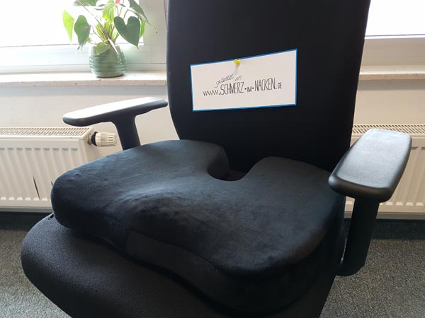 Sitzkissen mit Memory-Foam, ergonomisches Bürokissen mit Gel